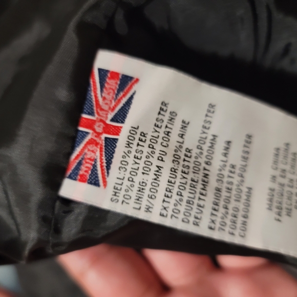 Woman Gray Double-Breasted Jacket #237 - Picture 4 of 5